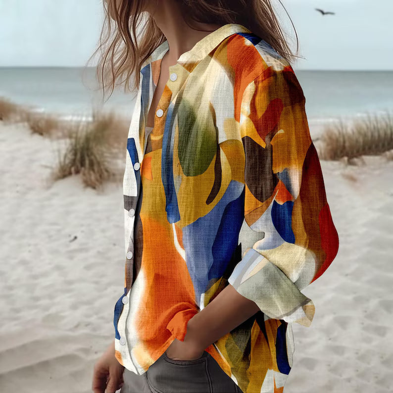 Colorful Women Casual Shirt