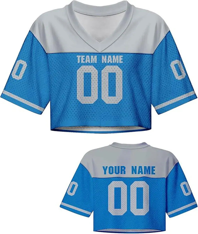 Women's Crop Top Baseball Jersey