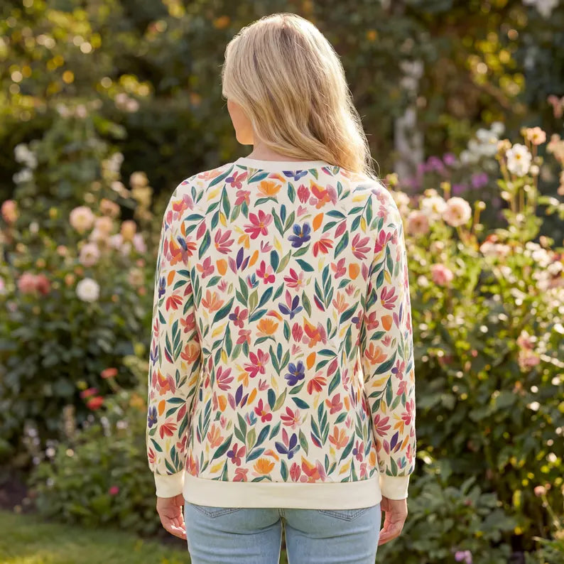 All Over Print Colorful Sweatshirt