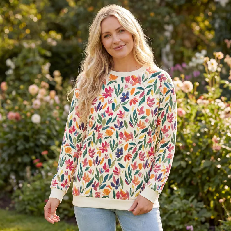 All Over Print Colorful Sweatshirt
